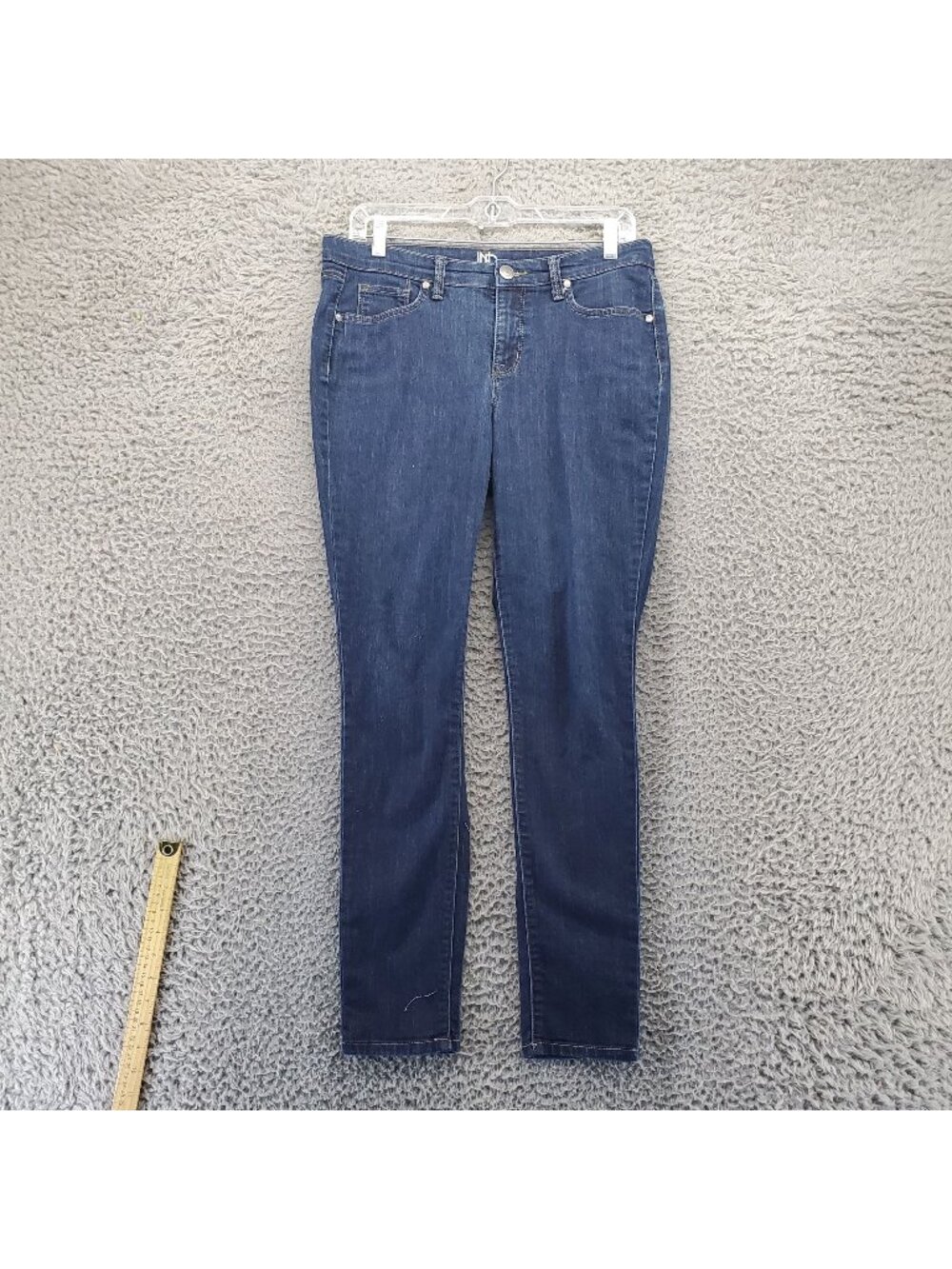 New Directions Jeans Womens 6R Blue Skinny Stretch Denim